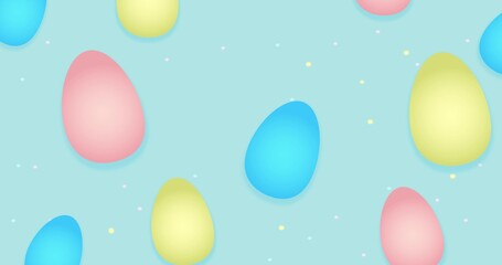 easter eggs background	