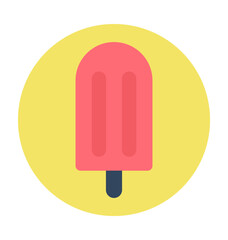 Ice Pop Colored Vector Icon