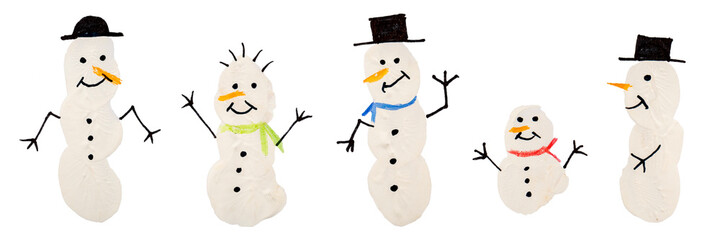 Snowman drawing