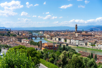 Fototapeta na wymiar Florence, Italy. Firenze landmarks