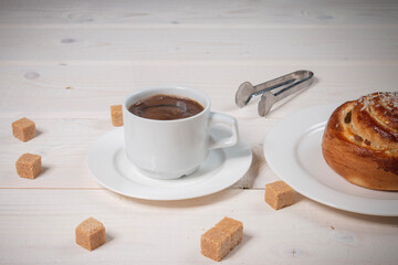 coffee and croissant