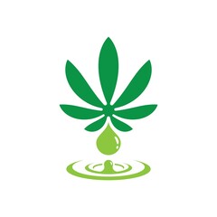 Cannabis logo images illustration