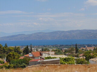 Fototapeta premium City of Patras viewed from Patras Castle, Greece