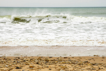 Vagues de bord d'océan