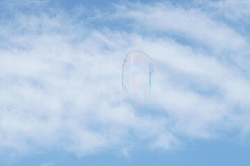 Seifenblasen am Himmel