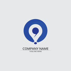 Location icon,Map logo for maps google maps, sign, route, position, symbol and vector logo