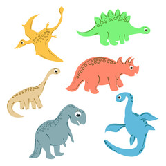 Kleurrijke dinosaurussen voor kinderen grappige foto& 39 s