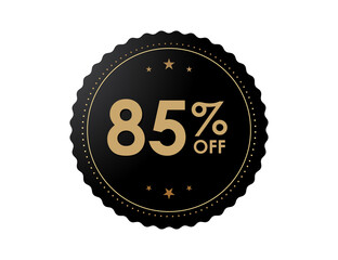 85% OFF Sticker, 85 percent discount Special Offer Price Label