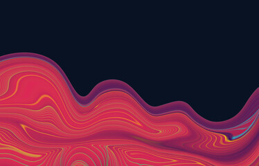 Red abstract fluid gradient texture background