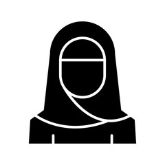 Muslimah character icon