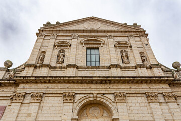 Fototapeta na wymiar Church of Santa Cruz de Medina de Rioseco, Valladolid, Spain