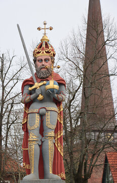Stolzer Roland der Stadt Wedel bei Hamburg