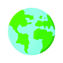 Earth Day illustration. Vector. Isolated. Flat design.