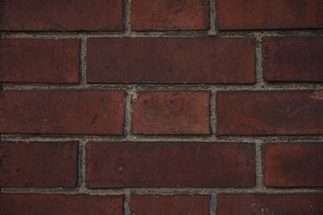 Red brick tile on the wall, background image - 赤レンガ  壁	