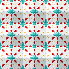  Geometric vector pattern with triangular elements. Seamless abstract ornament for wallpapers and backgrounds. 