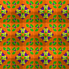 Geometric vector pattern with triangular elements. Seamless abstract ornament for wallpapers and backgrounds. 