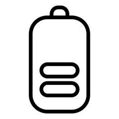 Battery icon design line style