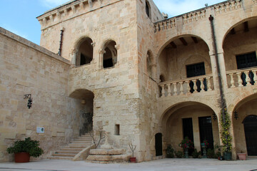 Fototapeta na wymiar saint-angel fort in vittoriosa in malta