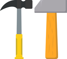 Construction accessories. Two hammers.