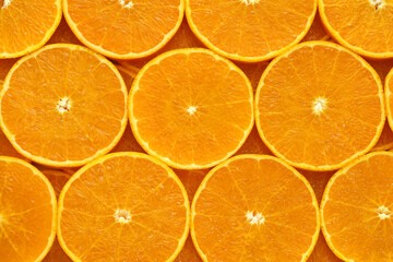 japanese orange setoka slices background