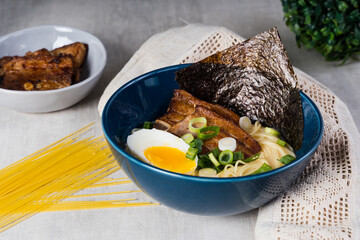 homemade shoyu miso ramen with char siu 