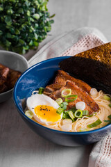 homemade shoyu miso ramen with char siu 