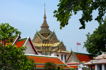 Naklejka premium Wat Pho Monastery - Bangkok - Thailand