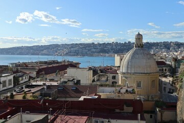 Napoli - Chiesa della Concezione al Chiatamone da Rampa Pizzofalcone