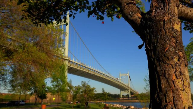Beautiful Blurred Background Shot of the RFK Bridge