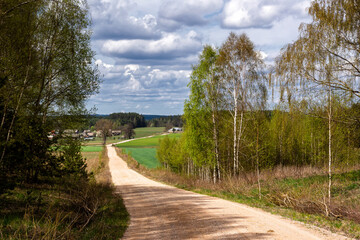 Wiosna na Wzgórzach Sokólskich, Podlasie, Polska © podlaski49