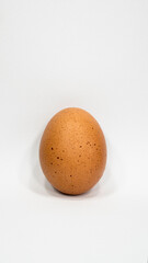 Egg on white background. Happy Easter concept. Minimal concept. 