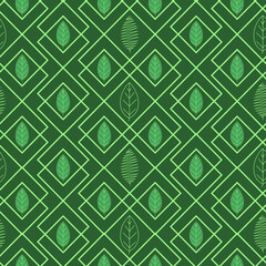 Abstract background with stylized deciduous motif.