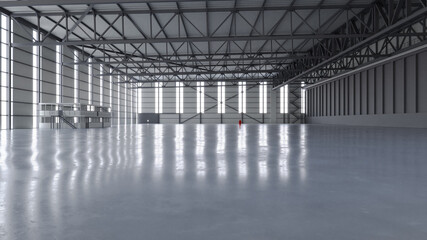 Airplane Hangar Interior 2