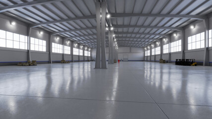 Industrial Warehouse Interior 9