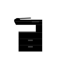 黒色のコピー機