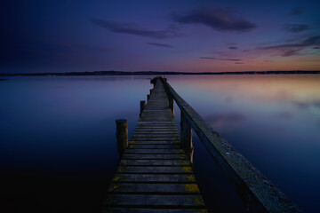 Fototapeta premium sunset at Culross, Fife, Scotland.