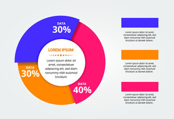 Percentage Pie Chart Template
