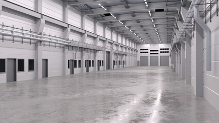 Industrial Hall Interior 2