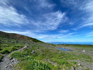 山の上から見た景色