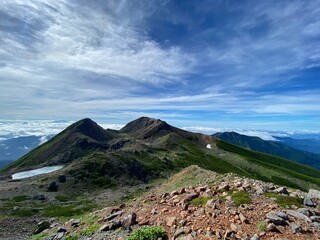 山の上から見た景色