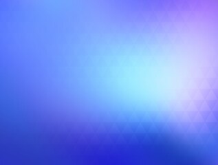 Triangular blue hologram subtle geometric pattern form smooth empty background.