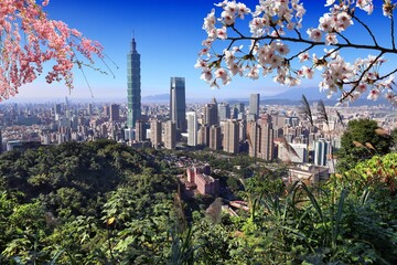 Obraz premium Taipei city spring time