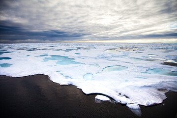 Sailing through the blue sea ice of the Arctic 