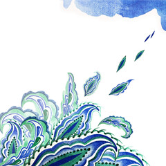 Illustration of a picture of Turkish cucumbers shooting into the sky