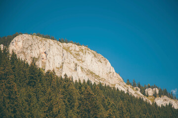 landscape with blue sky