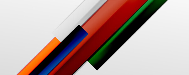 Color abstract lines trendy geometric background for business or technology presentation, internet poster or web brochure cover, wallpaper