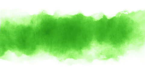 Obraz na płótnie Canvas 緑色の水彩の筆の跡、背景素材、テクスチャ