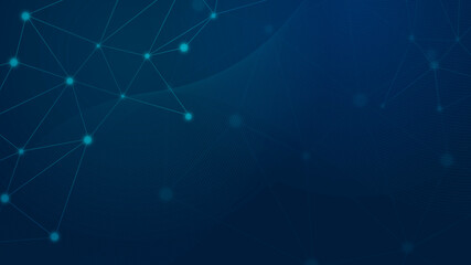 Obraz premium Technology blue background