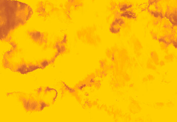 Obraz na płótnie Canvas Yellow abstract dirty art. Bright yellow stains.