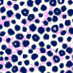 Abstract animal skin leopard seamless pattern design. Jaguar, leopard, cheetah, panther fur. Seamless camouflage background for fabric, textile, design, cover, wrapping.